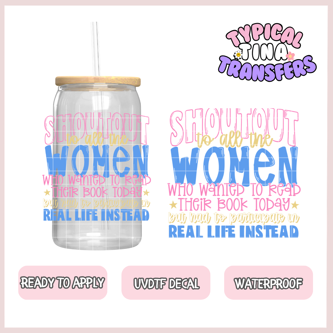 shoutout to all the women | UV decals | POD