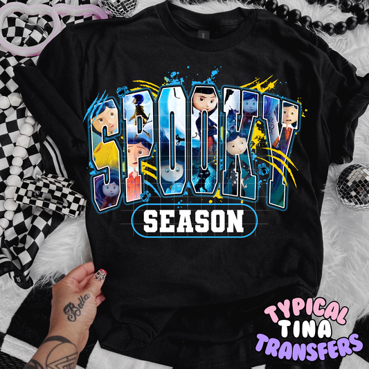 Coraline Spooky Season | DTF Transfer | POD