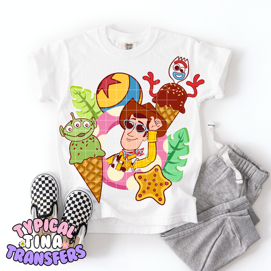 Toy ice creams | DTF Transfer | POD