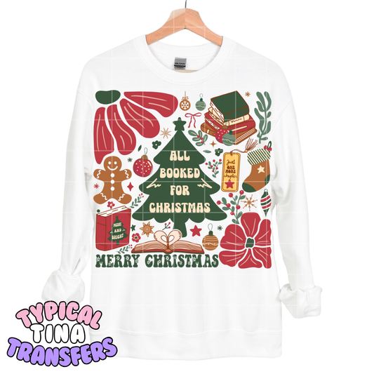 Boho all booked for christmas | DTF Transfers | POD