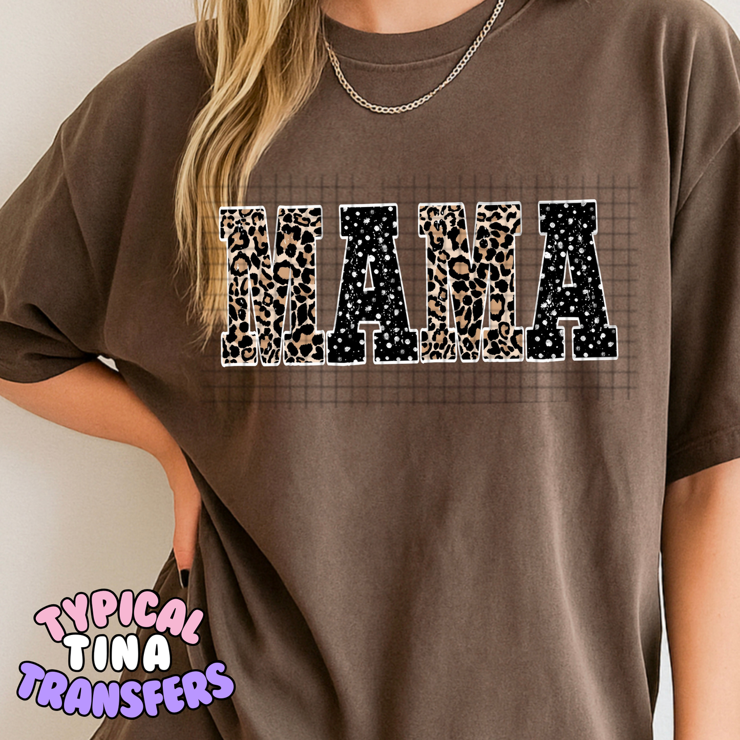 Mama leopard and spotted pattern | DTF Transfers | POD