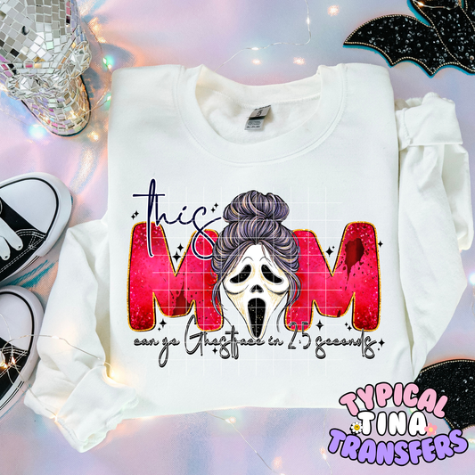 Ghost Mask Mom | DTF Transfer | POD