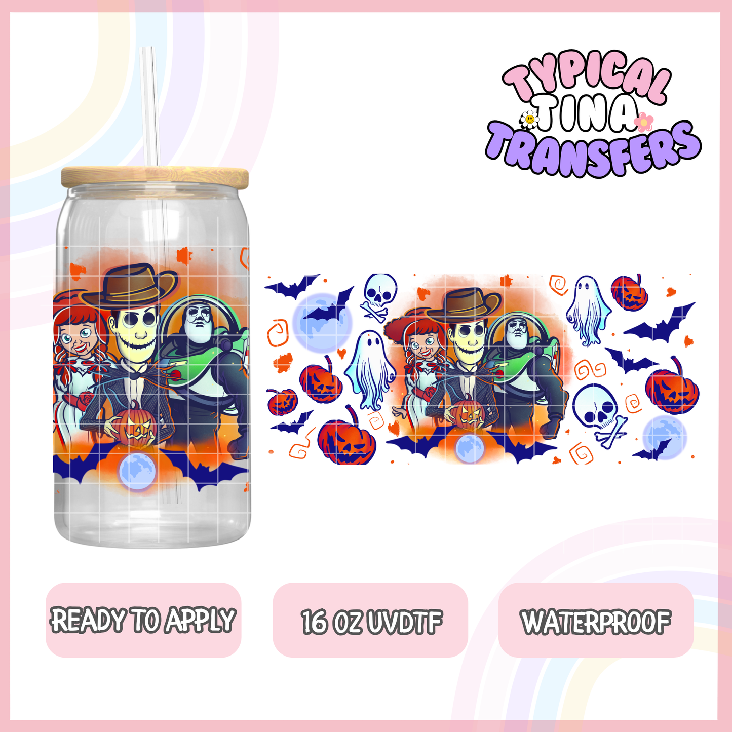 UVDTF #1794 | 16oz UVDTF Wrap | POD