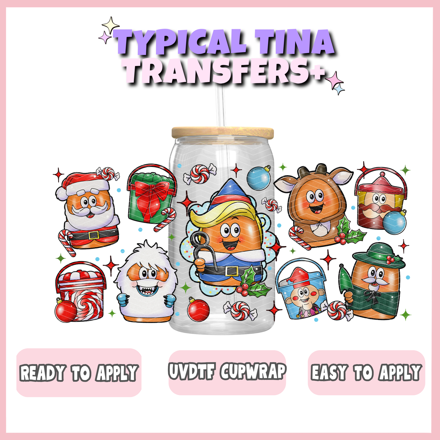 UVDTF #2775 | 16oz UVDTF Wrap | POD