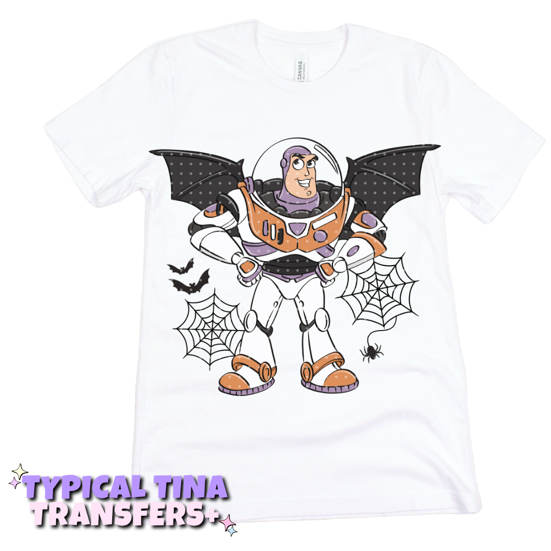 Spaceman and webs | DTF Transfers | POD