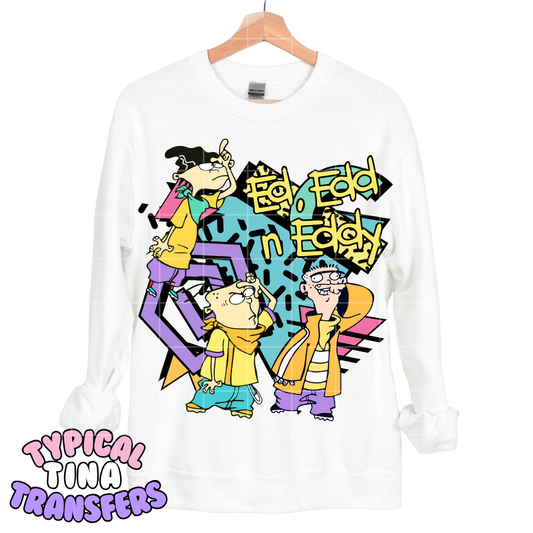 Retro - Ed x3 opt #2 | DTF Transfers | POD