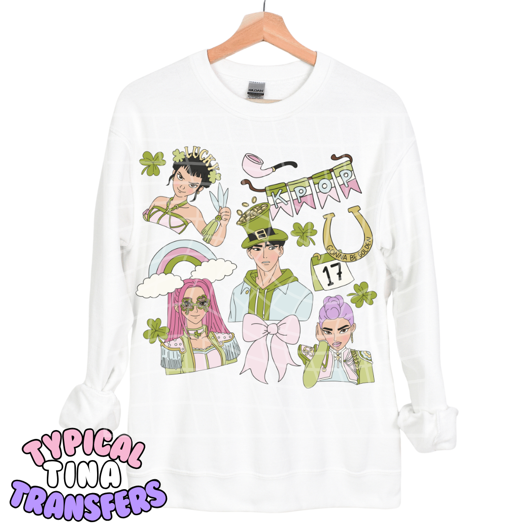 St. Patty day KPOP | DTF Transfers | POD