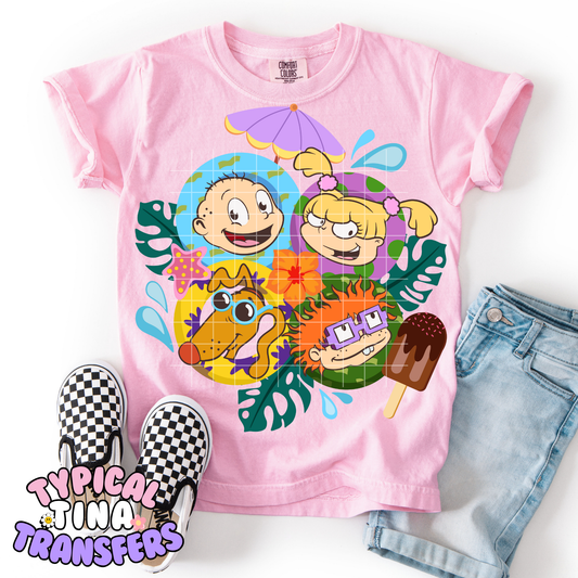 Rug Kids summer splash | DTF Transfer | POD