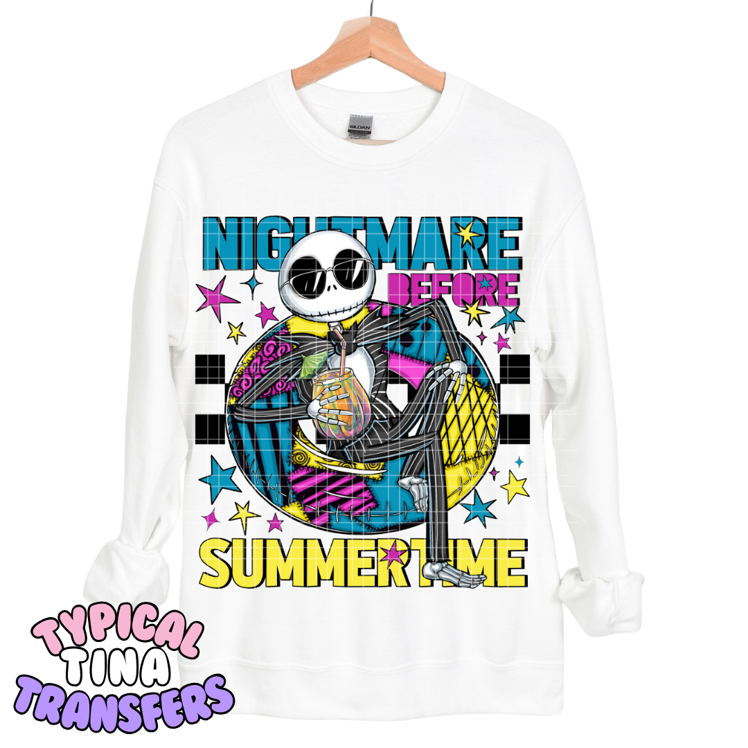 It's summertime jack | DTF Transfers | POD