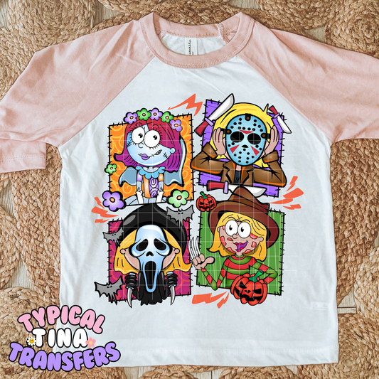 Liz Halloween Mash-up | DTF Transfer | 11" Adult