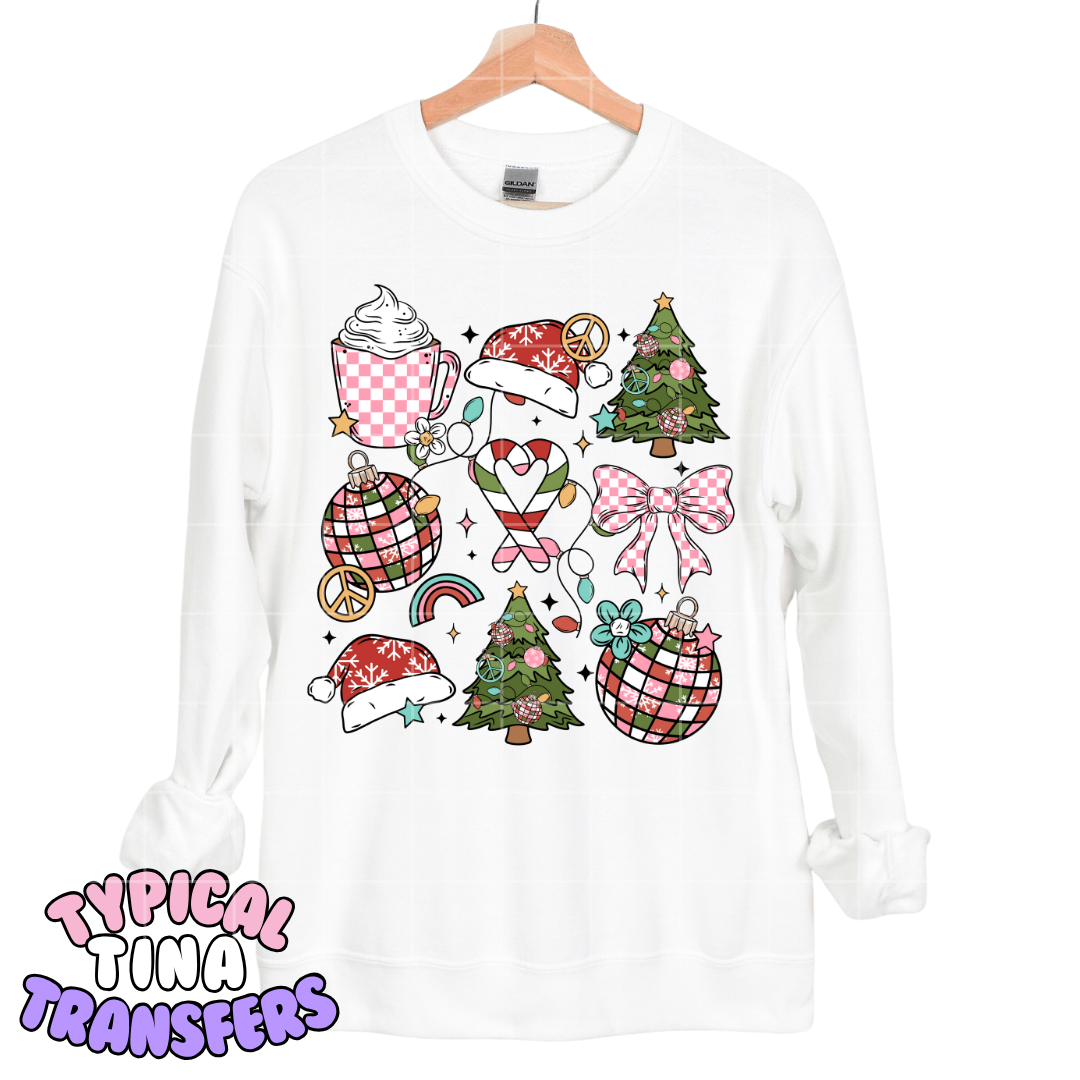 Disco Christmas | DTF Transfers | POD