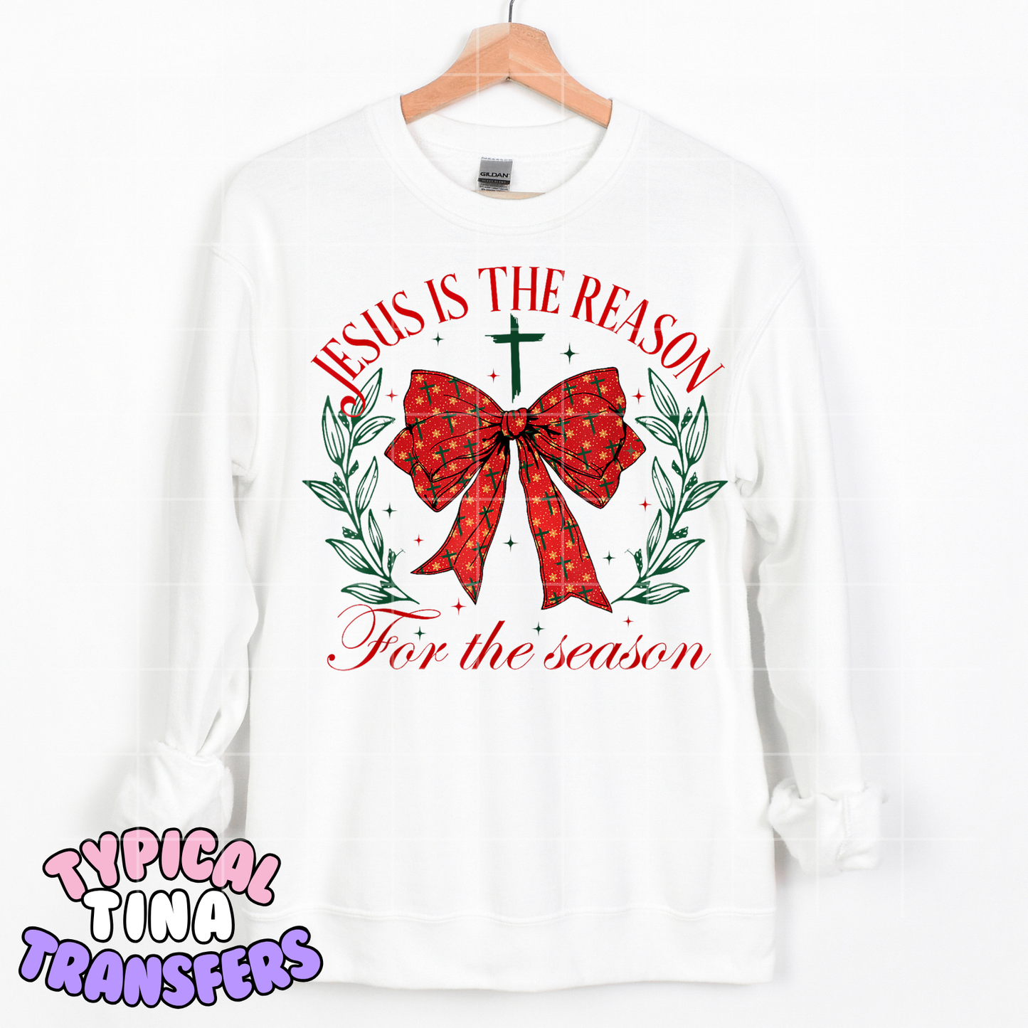 Jesus - Reason for the season (red) | DTF Transfer | POD