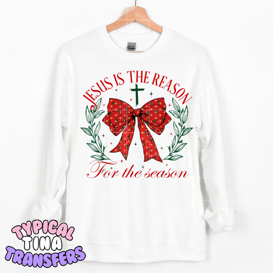 Jesus - Reason for the season (red) | DTF Transfer | POD