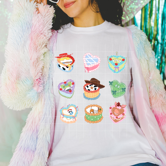 Toy Cakes | DTF Screen Print | POD