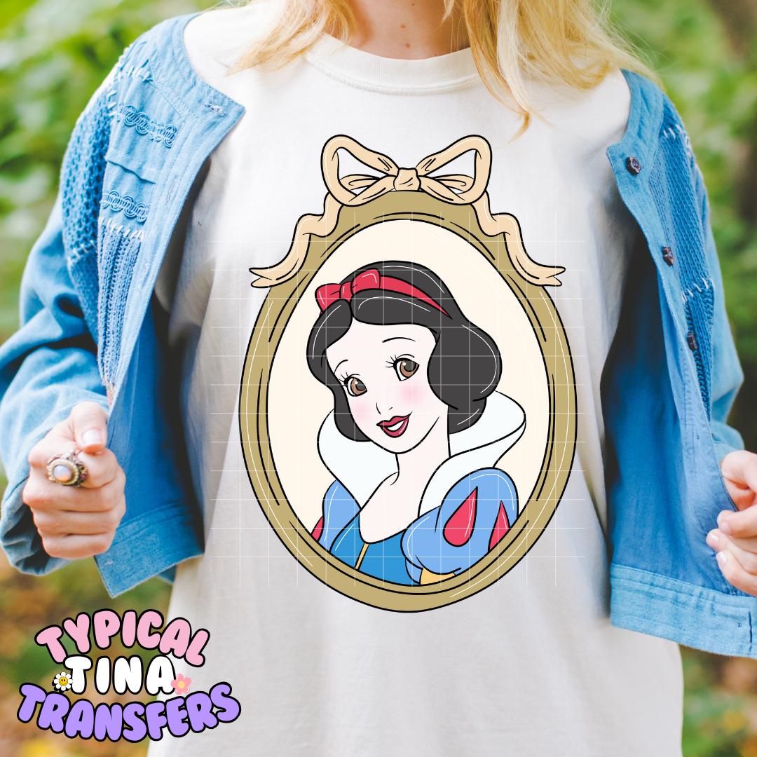 Princess Vintage Frames | DTF Screen Print | POD