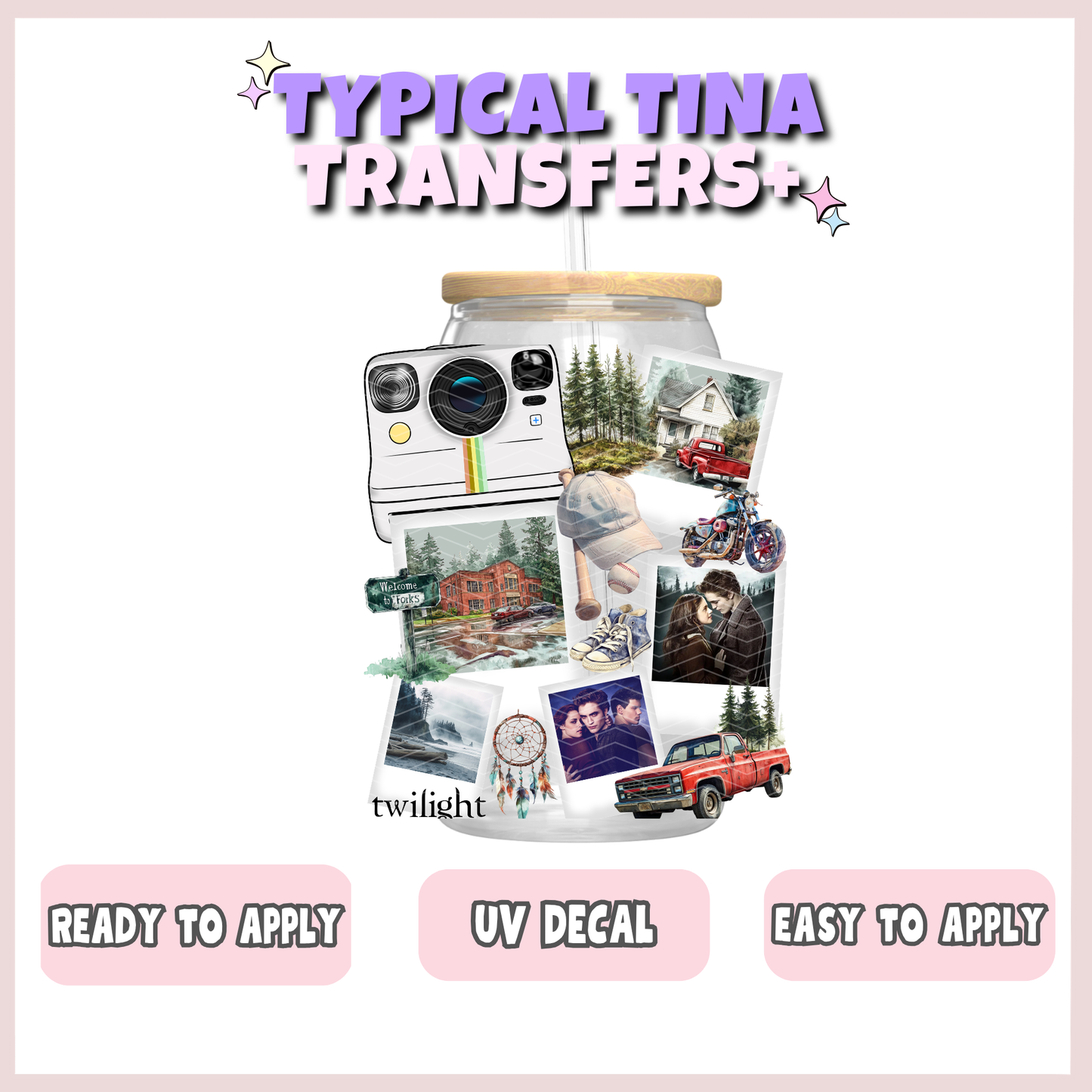 Vampire photo collage | UV decals | POD