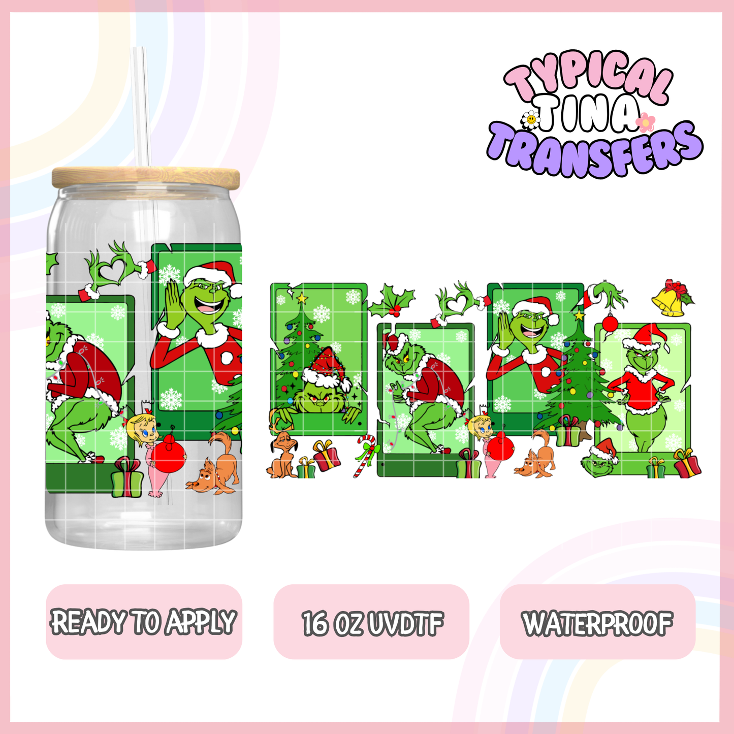 UVDTF #2804 | 16oz UVDTF Wrap | POD