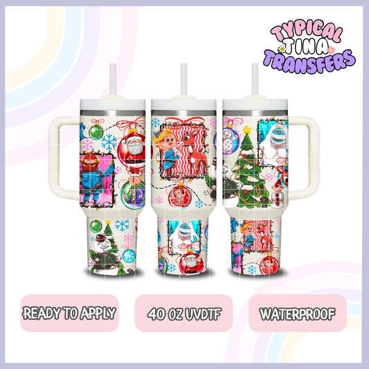 Christmas Classic Film | 40oz UVDTF Wrap | POD