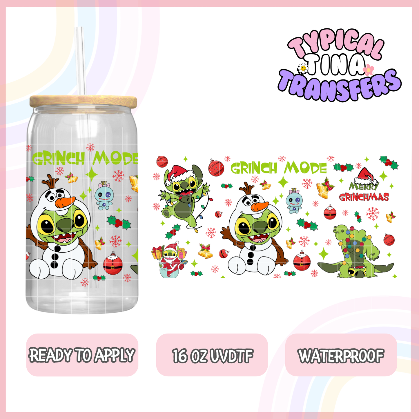 UVDTF #2849 | 16oz UVDTF Wrap | POD