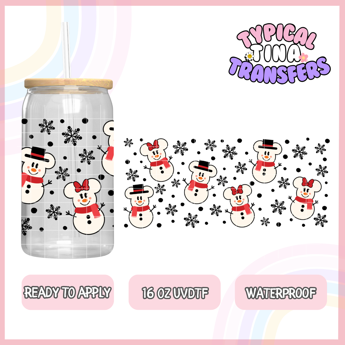 UVDTF #2850 | 16oz UVDTF Wrap | POD