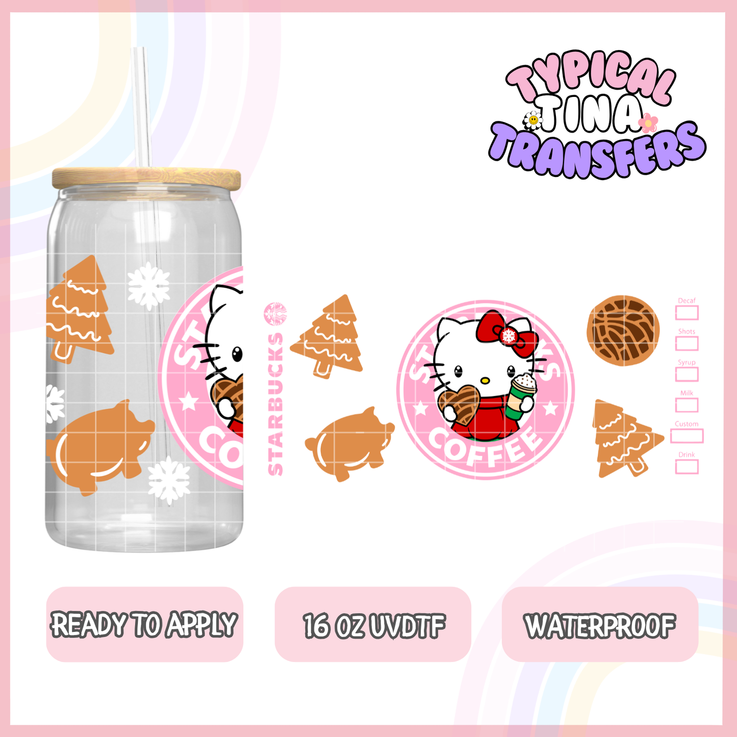 UVDTF #2851 | 16oz UVDTF Wrap | POD