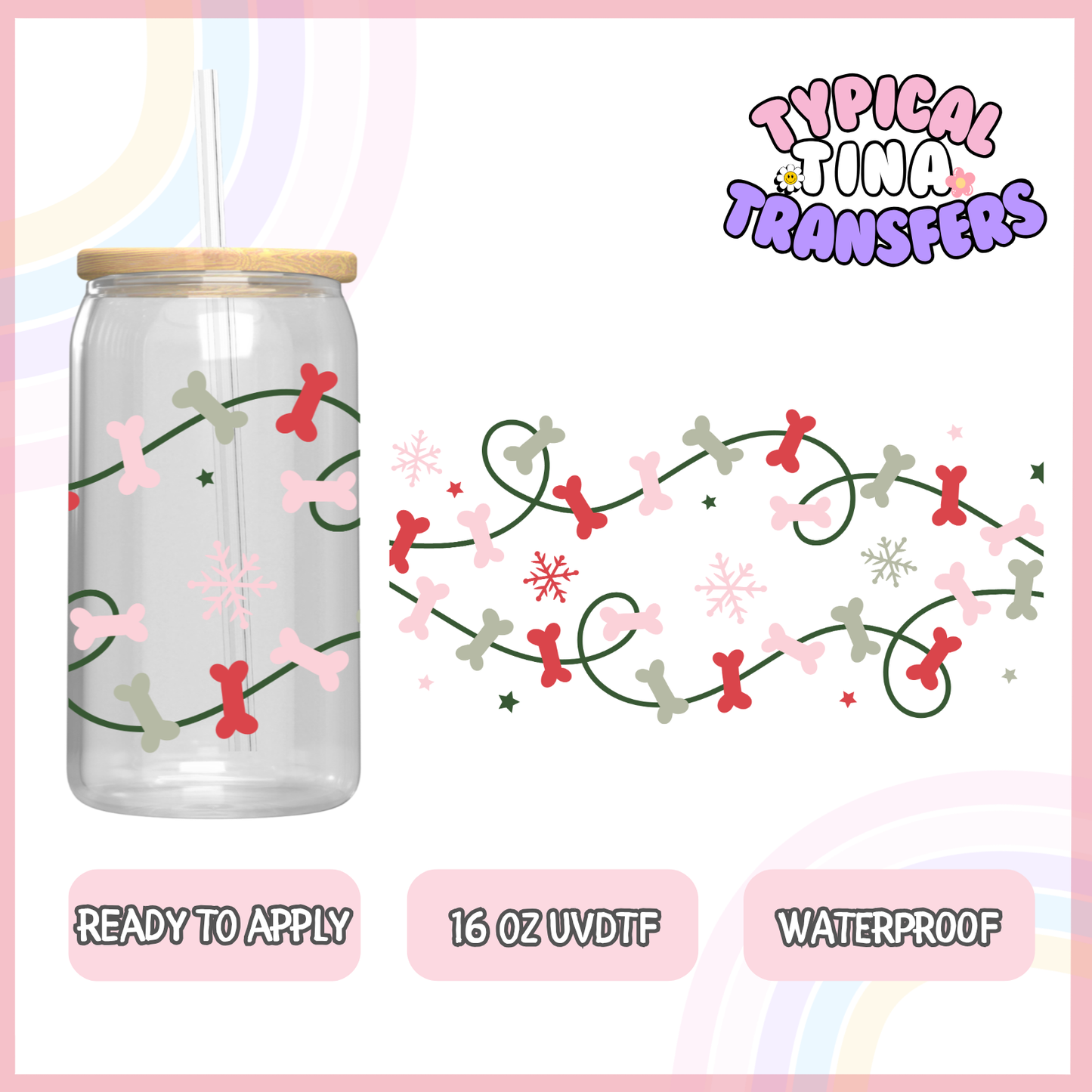 UVDTF #2853 | 16oz UVDTF Wrap | POD \