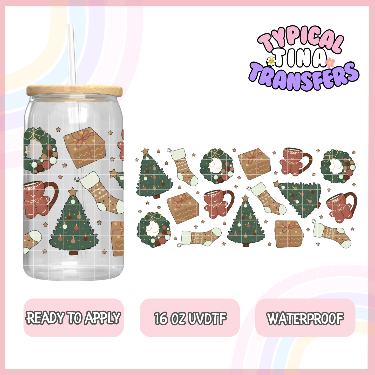 UVDTF #2863 | 16oz UVDTF Wrap | POD