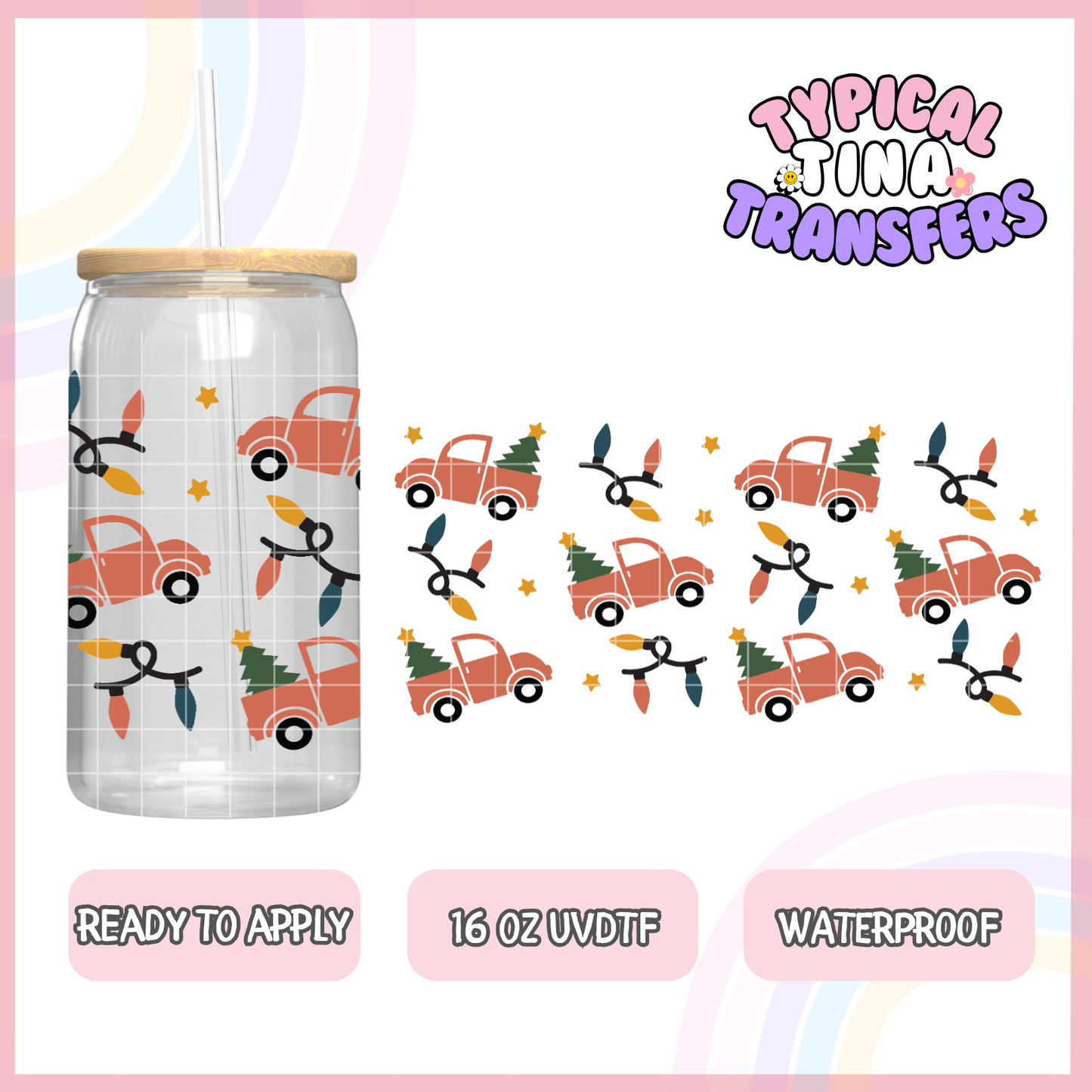 UVDTF #2890 | 16oz UVDTF Wrap | POD