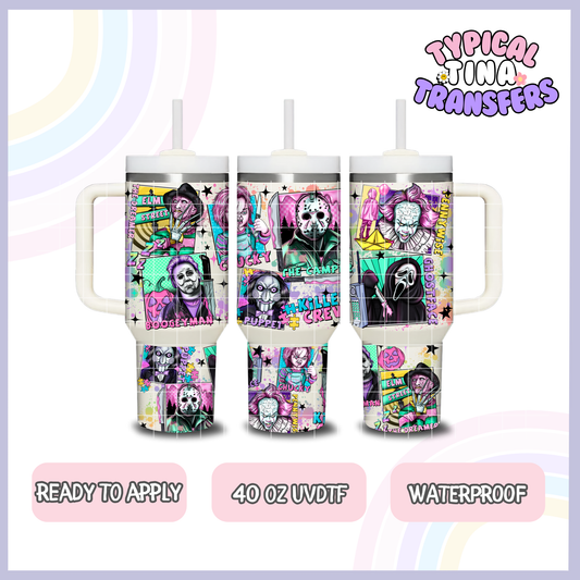 Horror Boys | 40oz UVDTF Wrap | POD