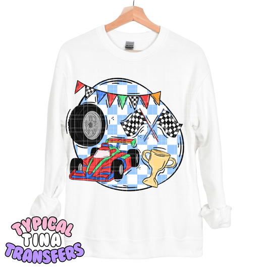 Boys love Race Cars | DTF Transfers | POD