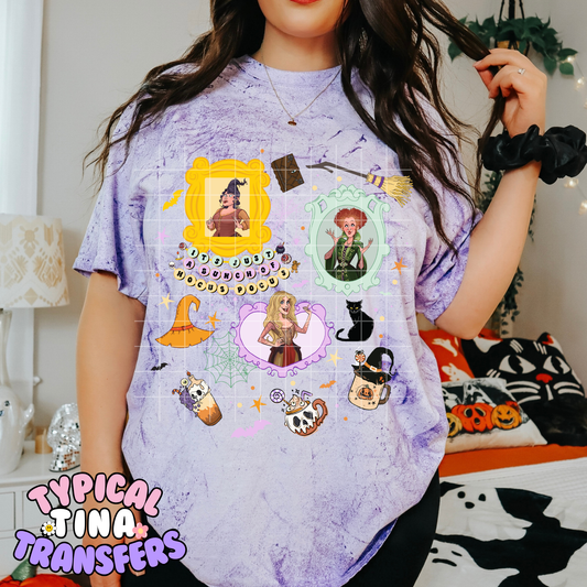 Hocus Witches Frames |  DTF Transfer | POD
