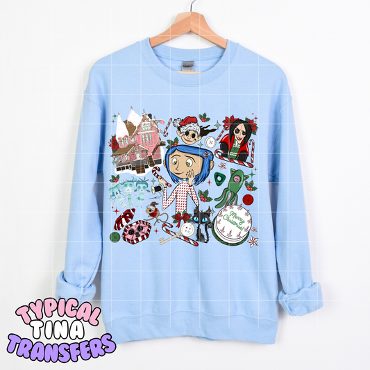 Cora Christmas Mural (no name) | DTF Transfer | POD