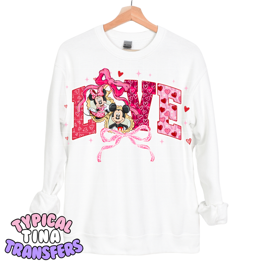 M&M locket LOVE | DTF Transfers | POD