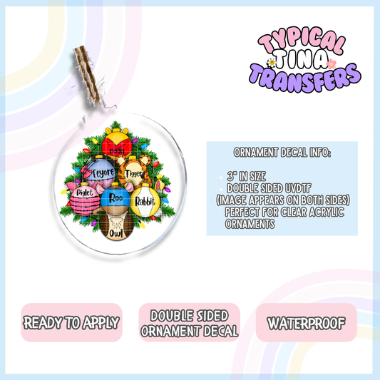 Acre Wood Tree | 3" Ornament Decal