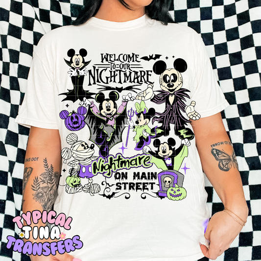 Nightmare on Mainstreet | DTF Transfer | POD