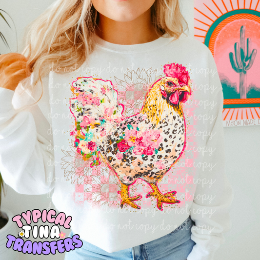 Chickens | DTF Screen Print | POD - choose design