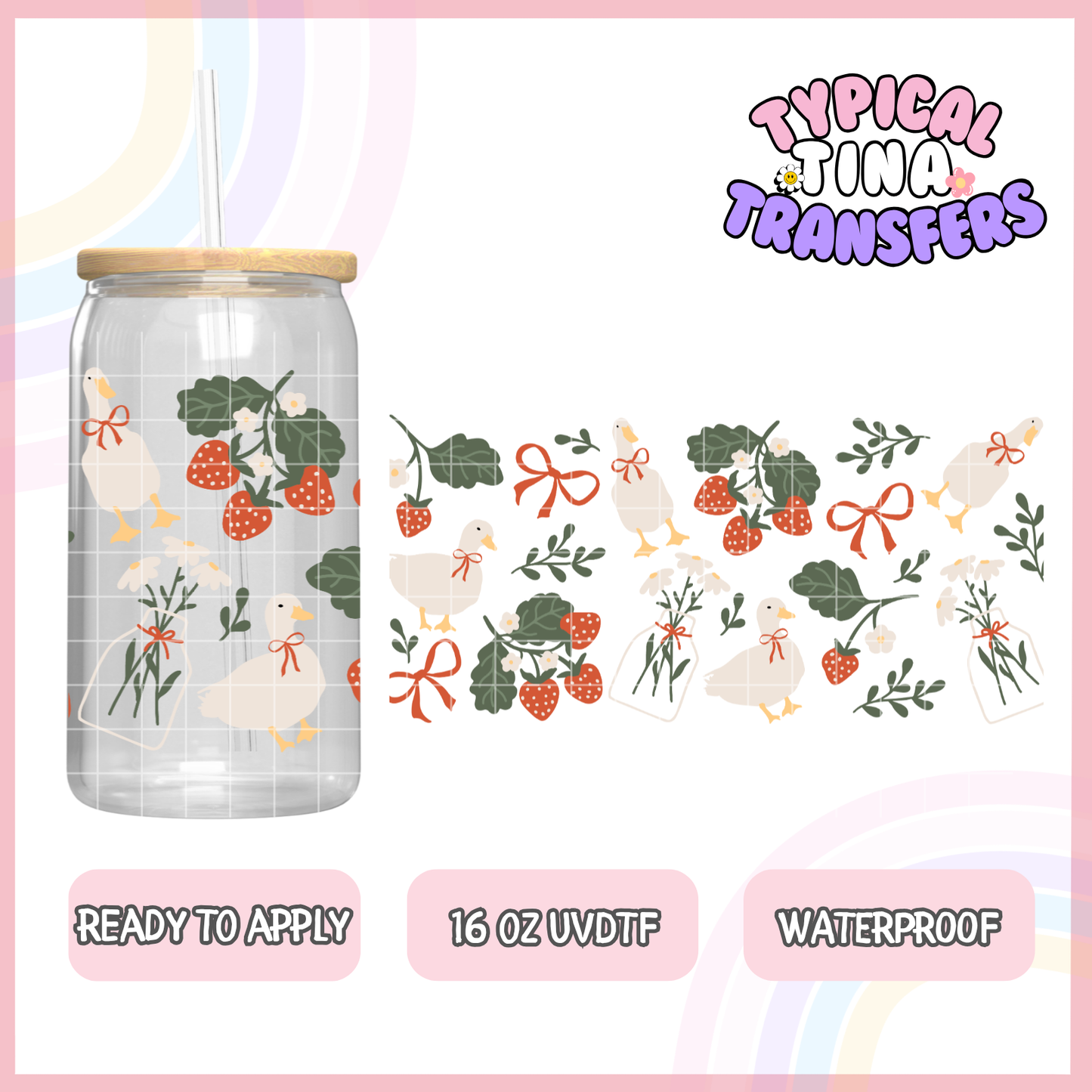 UVDTF #2900 | 16oz UVDTF Wrap | POD