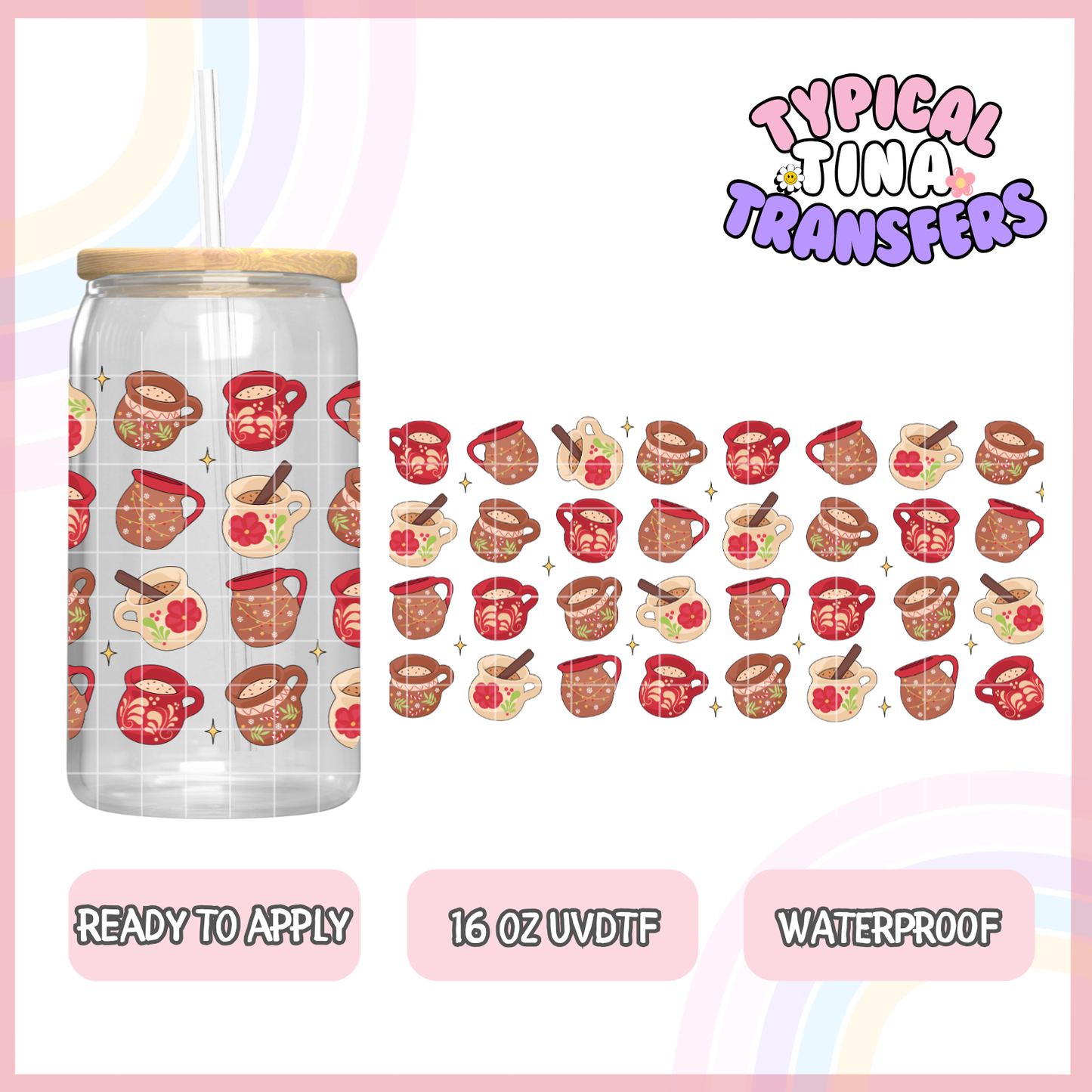 UVDTF #2937 | 16oz UVDTF Wrap | POD