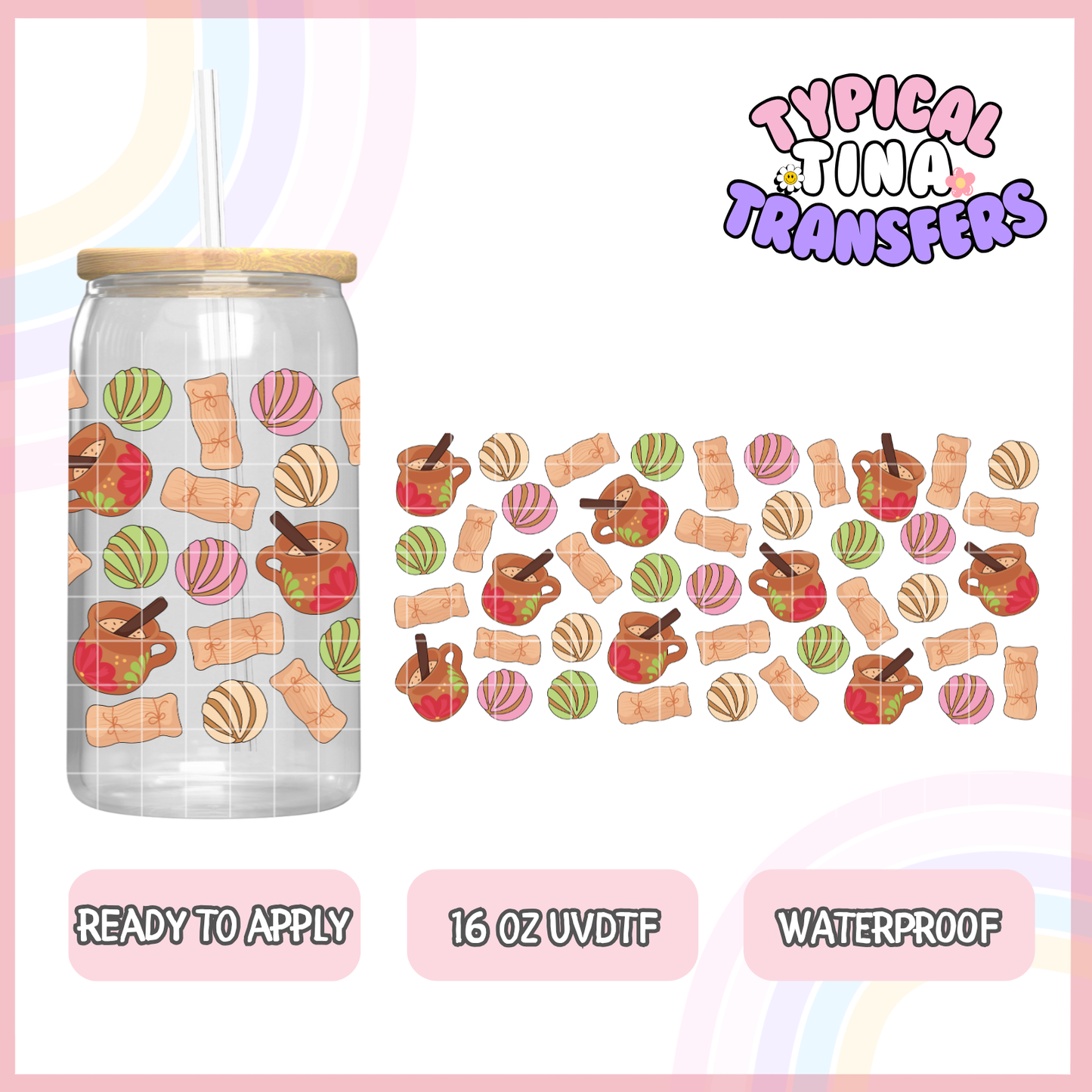 UVDTF #2938 | 16oz UVDTF Wrap | POD