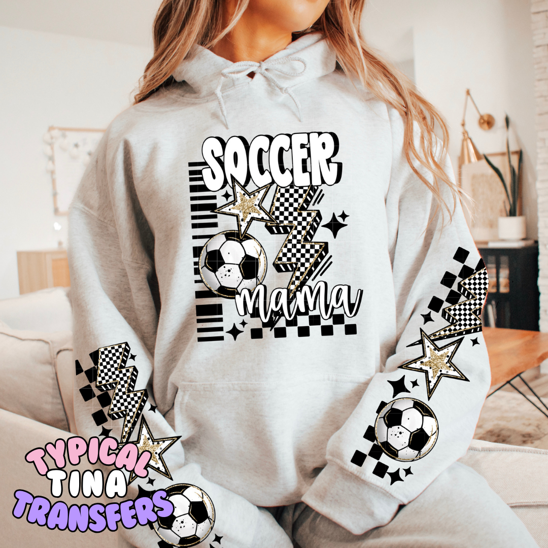 soccer mama (checkered) | DTF Transfers | POD