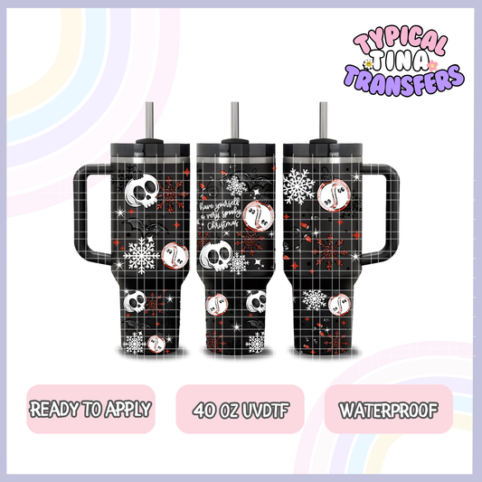 Spooky Chritstmas | 40oz UVDTF Wrap | POD