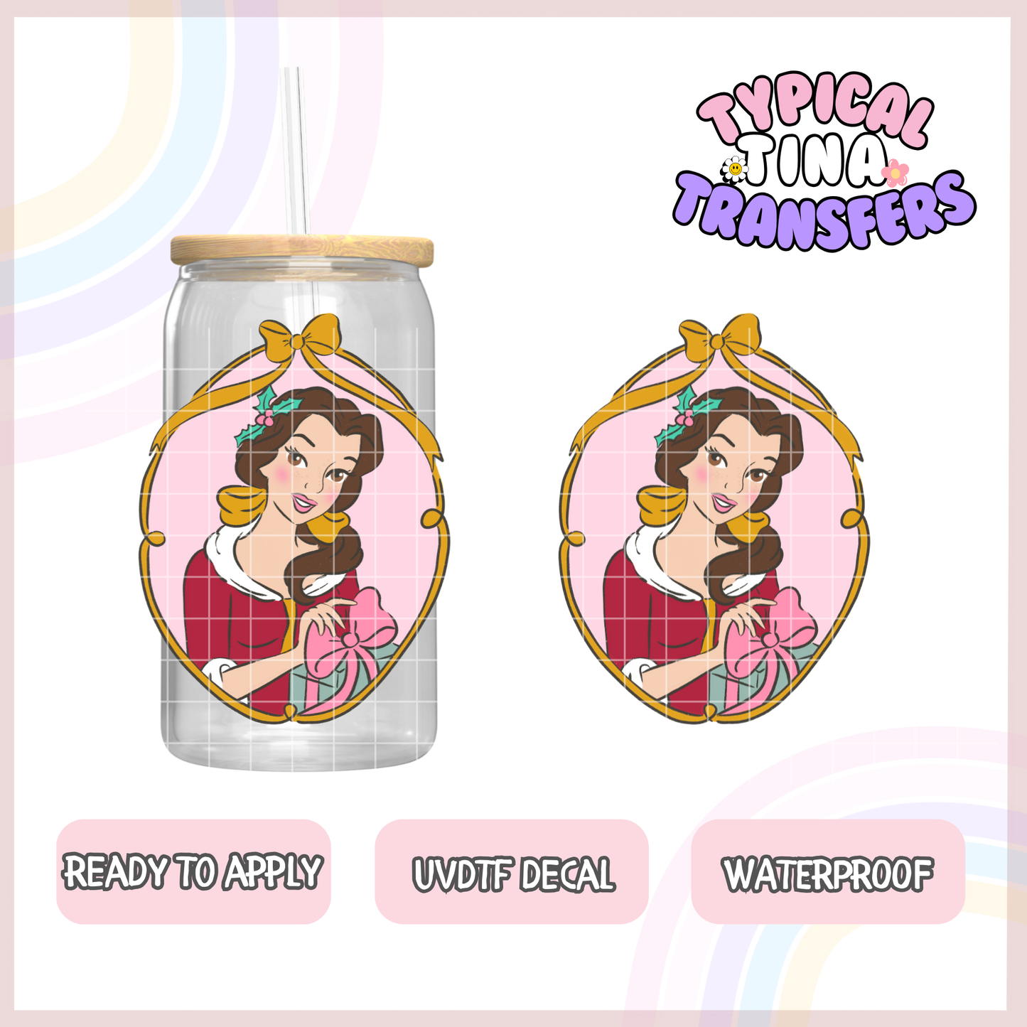 UVDTF Decal | 3"-4" decals | POD - select princess