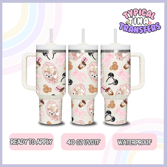 Coquette Duf Teddy | 40oz UVDTF Wrap | POD