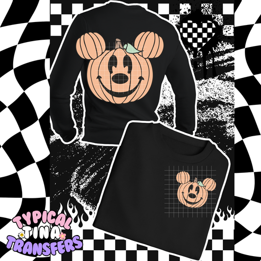 Mouse Pumpkin | DTF Transfer | POD