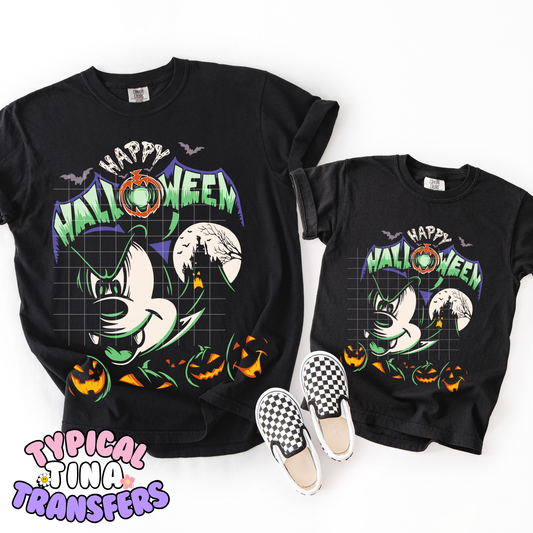 Happy Halloween Vamp Mick | DTF Transfer | POD