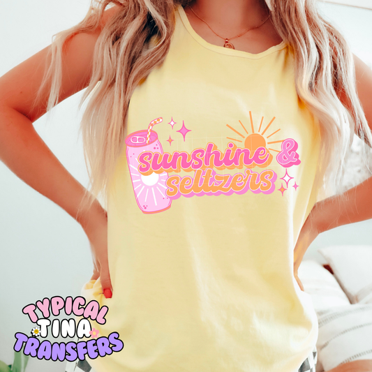 Sunshone Seltzers | DTF Screen Print | POD