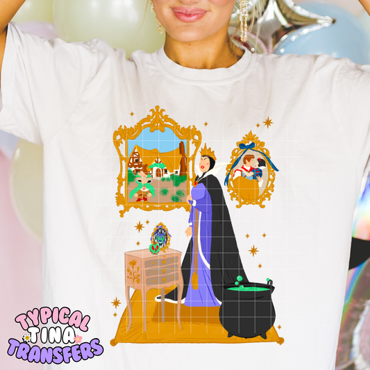 Evil Queen (bright0 | DTF Screen Print | POD