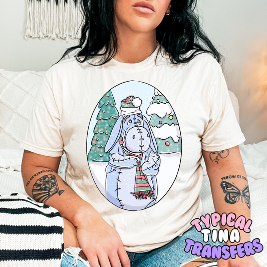 Christmas portraits acre wood | DTF Transfer | POD