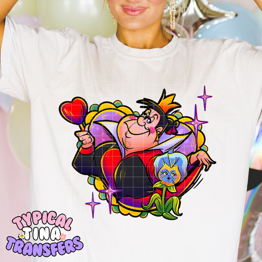 Queen Heart | DTF Screen Print | POD
