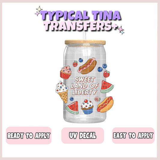 Sweet land of liberty | UV decals | POD